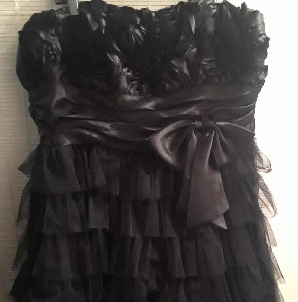 A formal mini dress